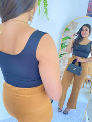CropTop Isela Negro