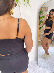 Conjunto Lirios Negro