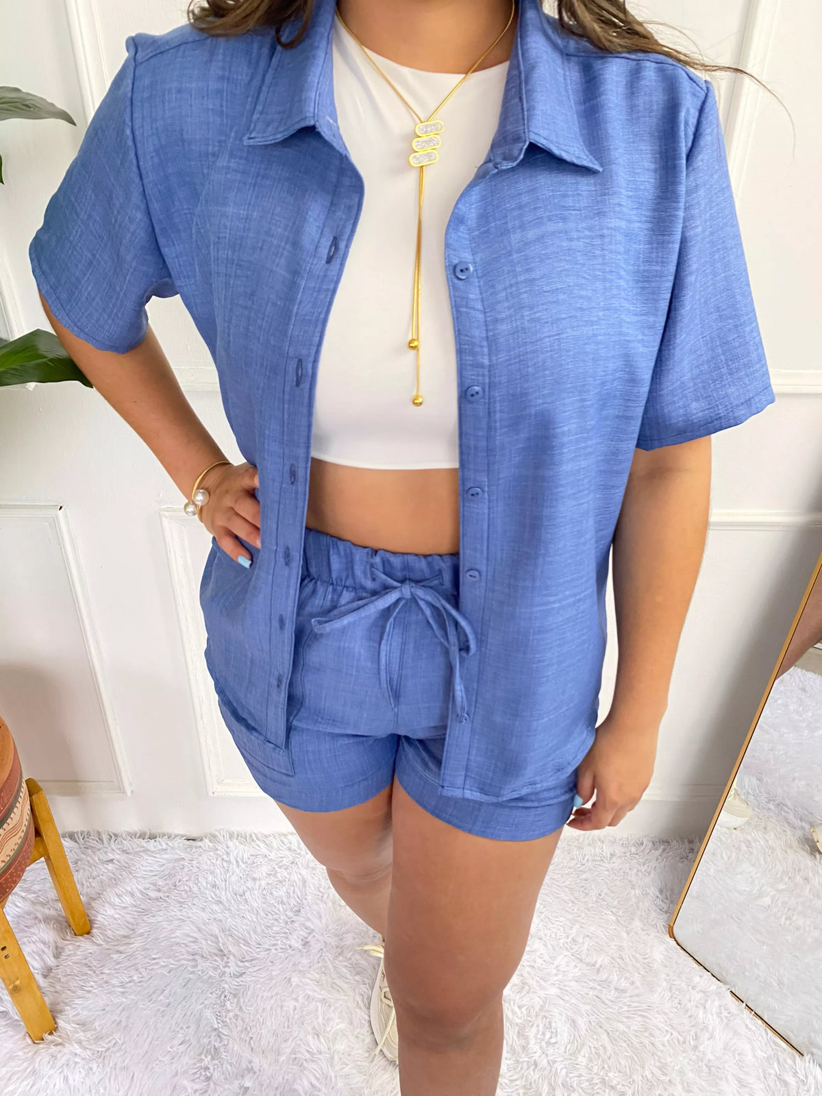 Conjunto Aurora Azul Indigo