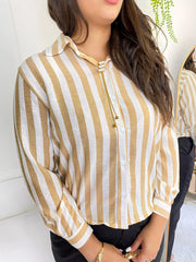 Camisa Encanto Camel