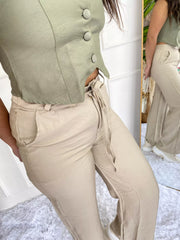 Pantalón Chalis Beige