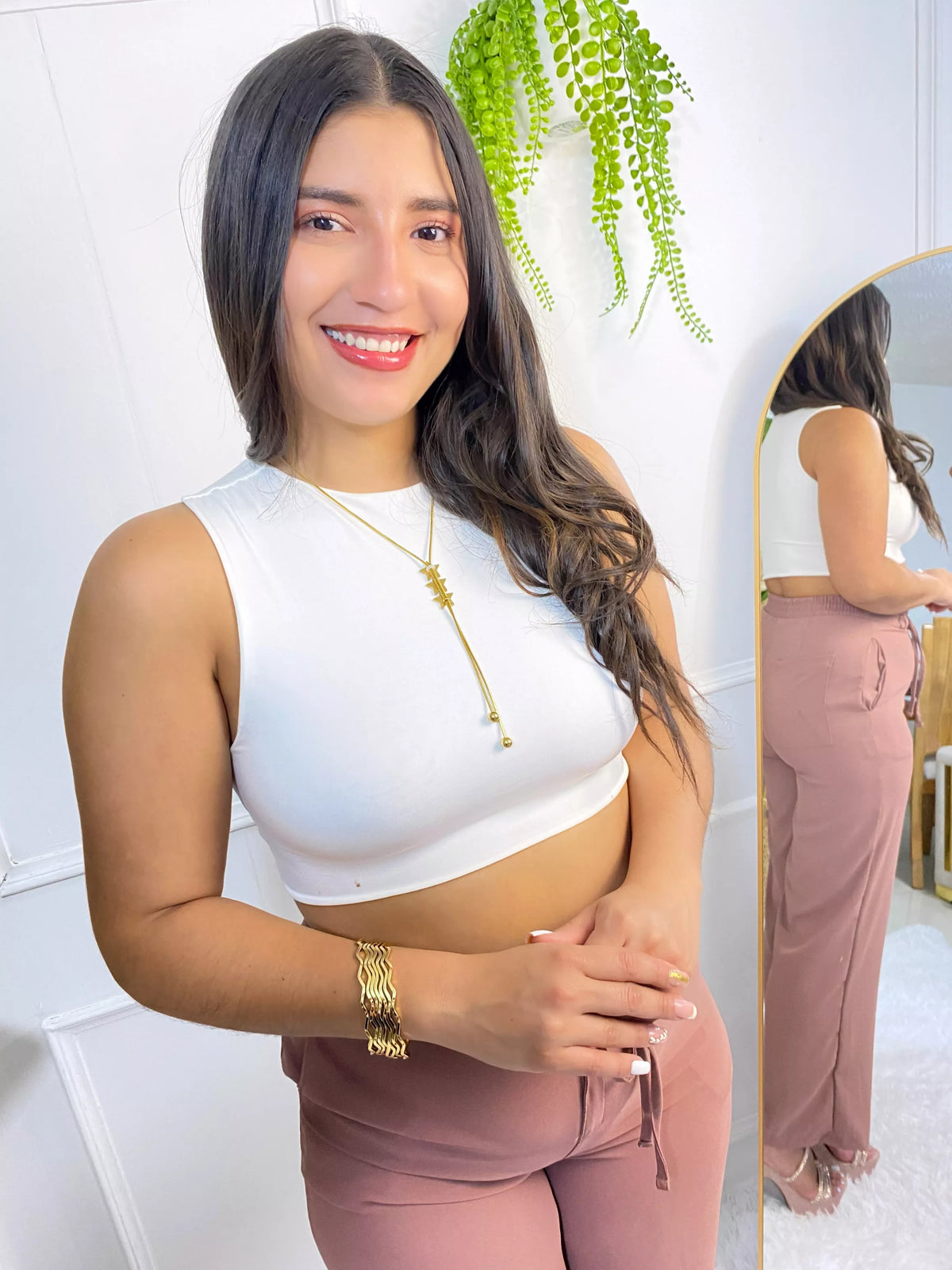 CropTop Amara Marfil