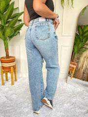 Jean Palazo Rigido Rotos Piedra