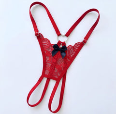 Tanga Mariposa Rojo